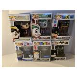 6 ASSORTED POP! FIGURES BY FUNKO