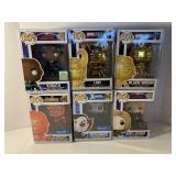 6 ASSORTED POP! FIGURES BY FUNKO