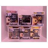 6 ASSORTED POP! FIGURES BY FUNKO