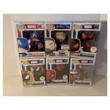 6 ASSORTED POP! FIGURES BY FUNKO