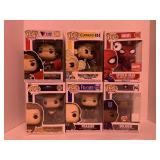 6 ASSORTED POP! FIGURES BY FUNKO