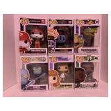 6 ASSORTED POP! FIGURES BY FUNKO