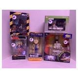 5 ASSORTED VINYL FIGURES SEE DESC.