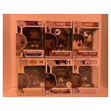 6 ASSORTED POP! FIGURES BY FUNKO