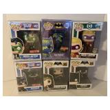 6 ASSORTED POP! FIGURES BY FUNKO