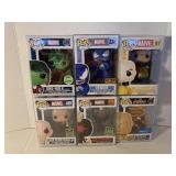 6 ASSORTED POP! FIGURES BY FUNKO