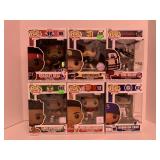 6 ASSORTED POP! FIGURES BY FUNKO