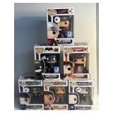 6 ASSORTED POP! FIGURES BY FUNKO
