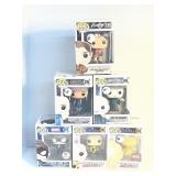 6 ASSORTED POP! FIGURES BY FUNKO
