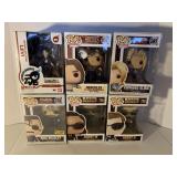6 ASSORTED POP! FIGURES BY FUNKO