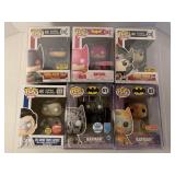 6 ASSORTED POP! FIGURES BY FUNKO