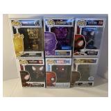 6 ASSORTED POP! FIGURES BY FUNKO