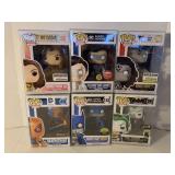 6 ASSORTED POP! FIGURES BY FUNKO