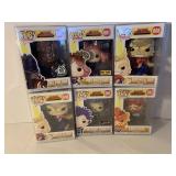 6 ASSORTED POP! FIGURES BY FUNKO
