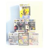 6 ASSORTED POP! FIGURES BY FUNKO