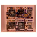 6 ASSORTED POP! FIGURES BY FUNKO