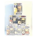 6 ASSORTED POP! FIGURES BY FUNKO