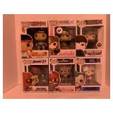 6 ASSORTED POP! FIGURES BY FUNKO