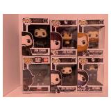 6 ASSORTED POP! FIGURES BY FUNKO