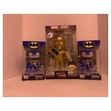 3 ASSORTED VINYL FIGURES SEE DESC.