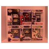 6 ASSORTED POP! FIGURES BY FUNKO