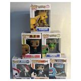 6 ASSORTED POP! FIGURES BY FUNKO