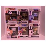 6 ASSORTED POP! FIGURES BY FUNKO