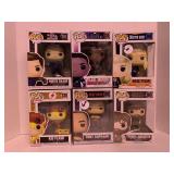 6 ASSORTED POP! FIGURES BY FUNKO