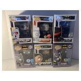 6 ASSORTED POP! FIGURES BY FUNKO