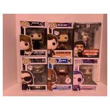 6 ASSORTED POP! FIGURES BY FUNKO