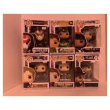 6 ASSORTED POP! FIGURES BY FUNKO