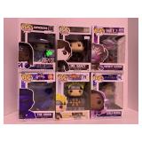 6 ASSORTED POP! FIGURES BY FUNKO