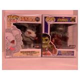 2 ASSORTED POP! FIGURES BY FUNKO