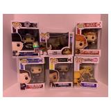 6 ASSORTED POP! FIGURES BY FUNKO