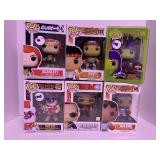 6 ASSORTED POP! FIGURES BY FUNKO