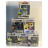 6 ASSORTED POP! FIGURES BY FUNKO