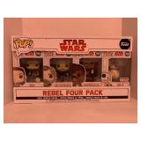 4 PACK FUNKO POPS DISNEY STAR WARS REBEL SEE DESC.