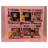 6 ASSORTED POP! FIGURES BY FUNKO