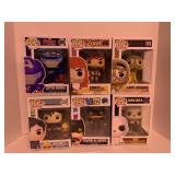 6 ASSORTED POP! FIGURES BY FUNKO
