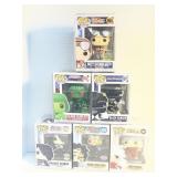 6 ASSORTED POP! FIGURES BY FUNKO