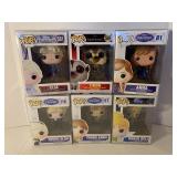 6 ASSORTED POP! FIGURES BY FUNKO