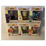 6 ASSORTED POP! FIGURES BY FUNKO