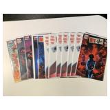 12 ASSORTED AWA/UPSHOT COMICS SEE DESC.