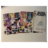 8 MARVEL COMICS ALPHA FLIGHT #6, 42-48