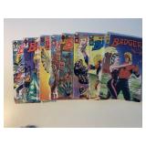 8 FIRST COMICS BADGER SEE DESC.