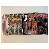 8 ASSORTED COMIC RELATED MAGAZINES SEE DESC.