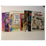 8 ASSORTED GRAPHIC NOVELS SEE DESC.