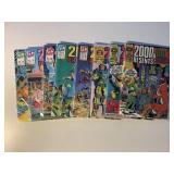 8 QUALITY COMICS 2000 AD PRESENTS: SEE DESC.