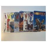8 VORTEX COMICS VORTEX #1, 2, 4-9