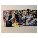 8 ASSORTED DC COMICS SEE DESC.